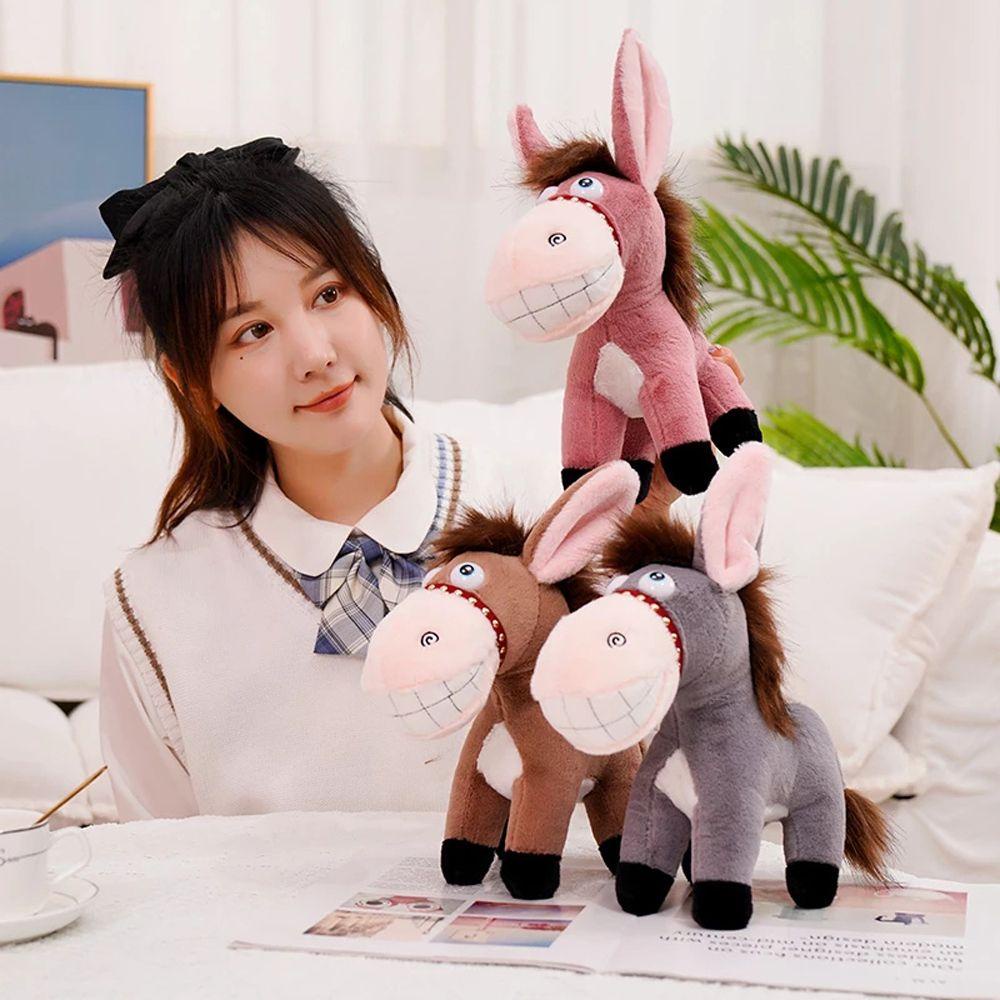 Đồ chơi nhồi bông Hình Con Lừa Mềm Mại Dễ Thương 1