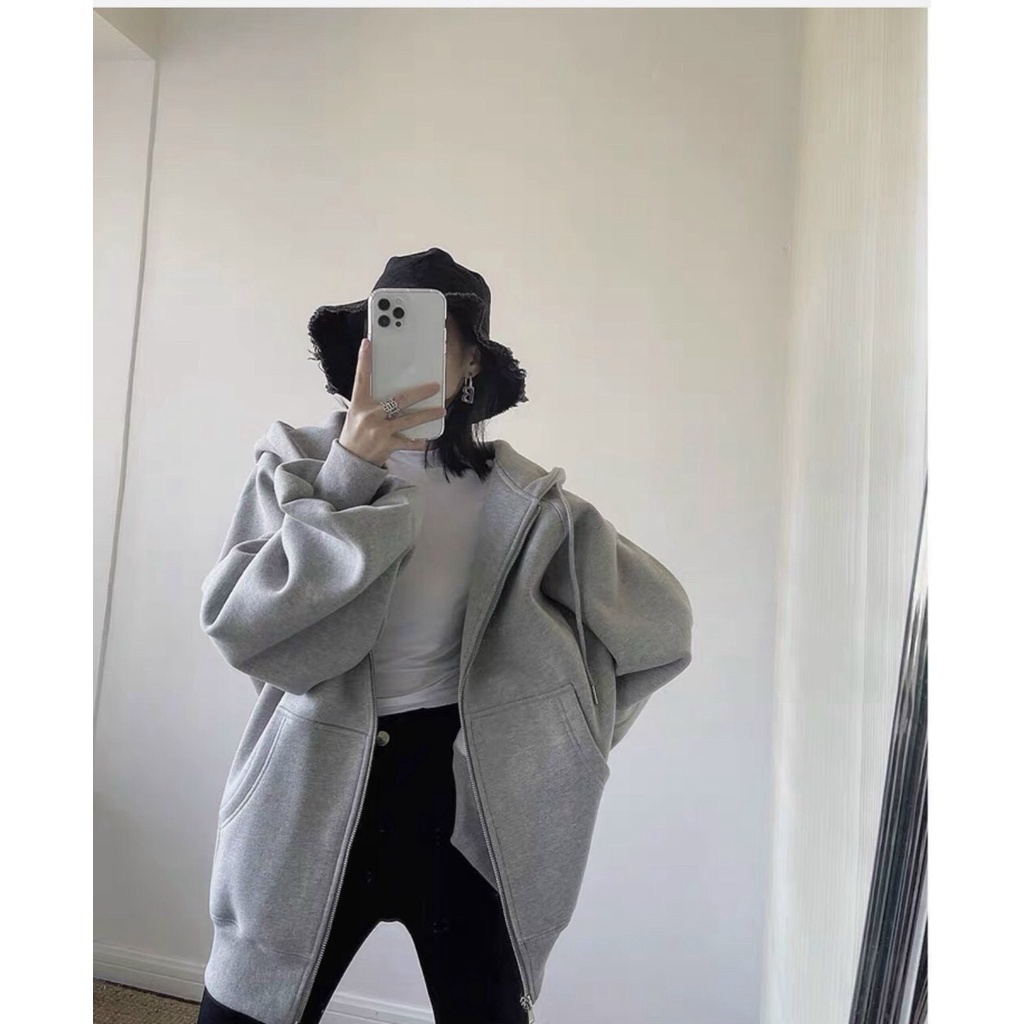 Áo khoác nỉ ngoại form to y hình cho các bạn trẻ thời trang genz 2022 cực hot LANA FASHION