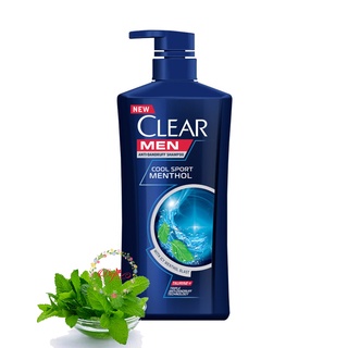 Dầu gội Clear Men siêu sạch gàu mát lạnh sảng khoái dành cho nam chai 400ml