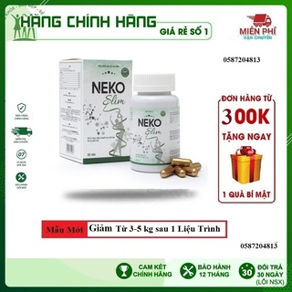 Giảm cân nhanh NEKO SLIM hỗ trợ giảm cân cấp tốc chính hãng viên uống thảo mộc không phải thuốc