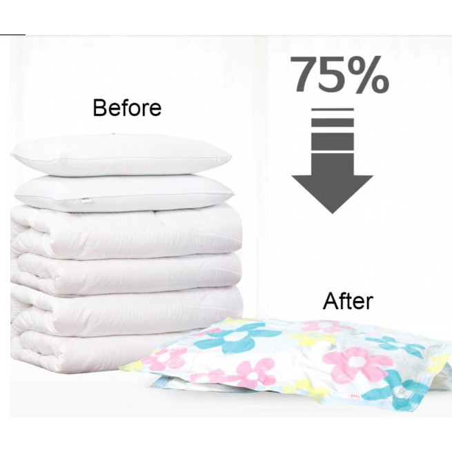 Túi hút chân không, tiết kiệm không gian