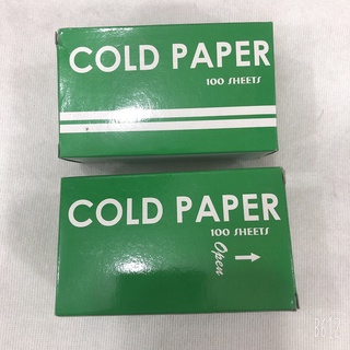 giấy uốn tóc tại nhà hoặc tại tiệm COLD PAPER hộp 100 cái ( phụ kiện tóc)
