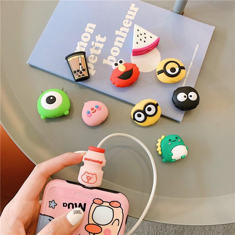 Phụ kiện bảo vệ dây cáp sạc điện thoại iphone/usb tiện dụng