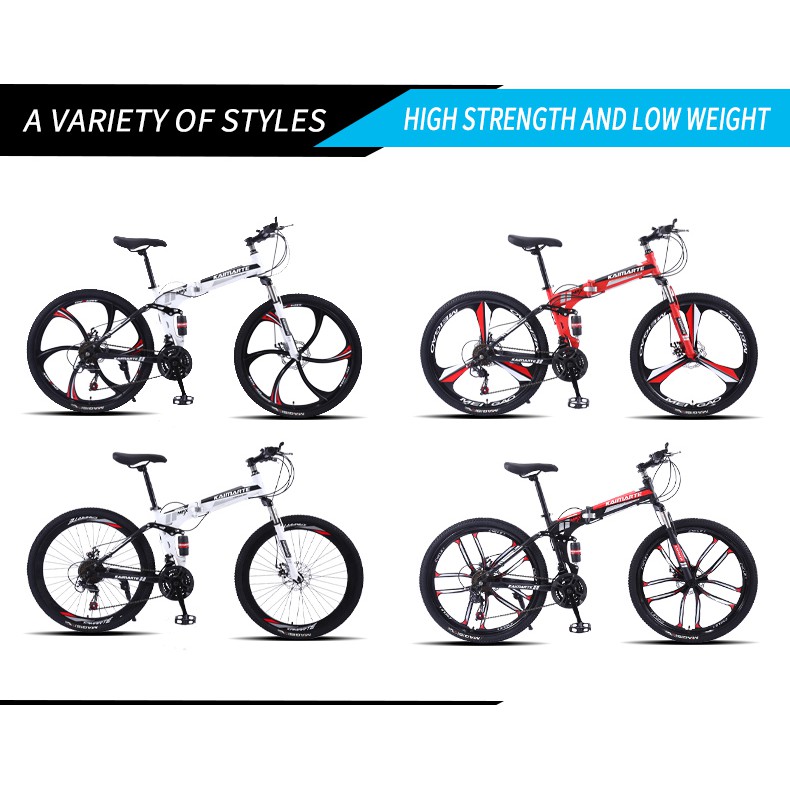 Xe đạp thể thao cá tính Suspendion 21 Tốc Độ Folding Bike