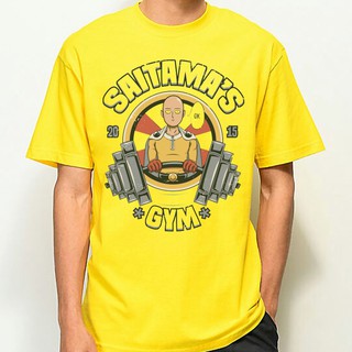 Áo thun in hình One Punch Man Saitama Tập Gym - Form Rộng F275
