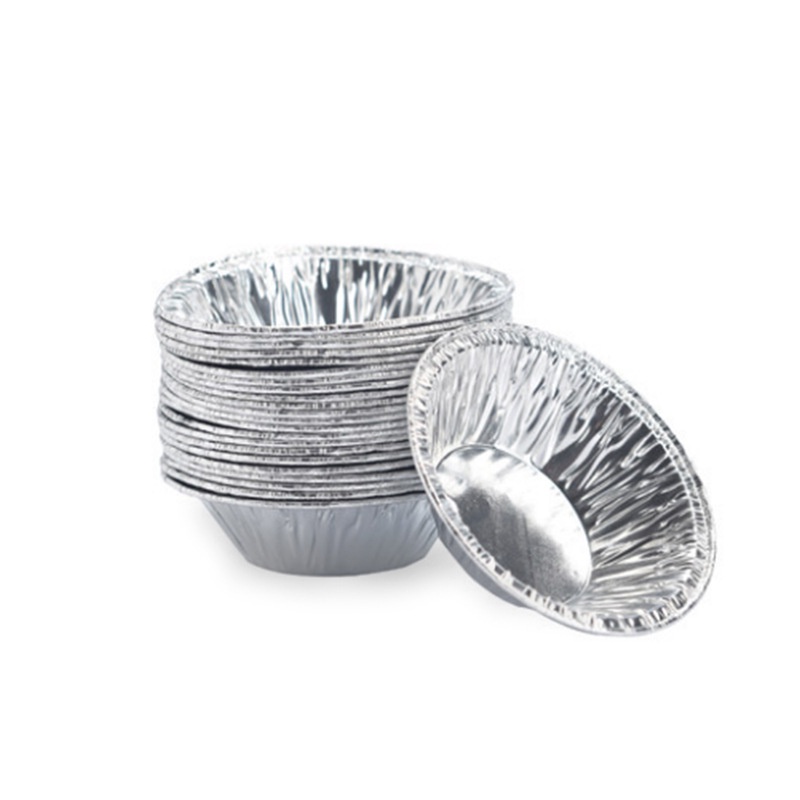 Bộ 100 Khuôn Giấy Nhôm Dùng Một Lần Chuyên Dụng Cho Làm Bánh Trứng