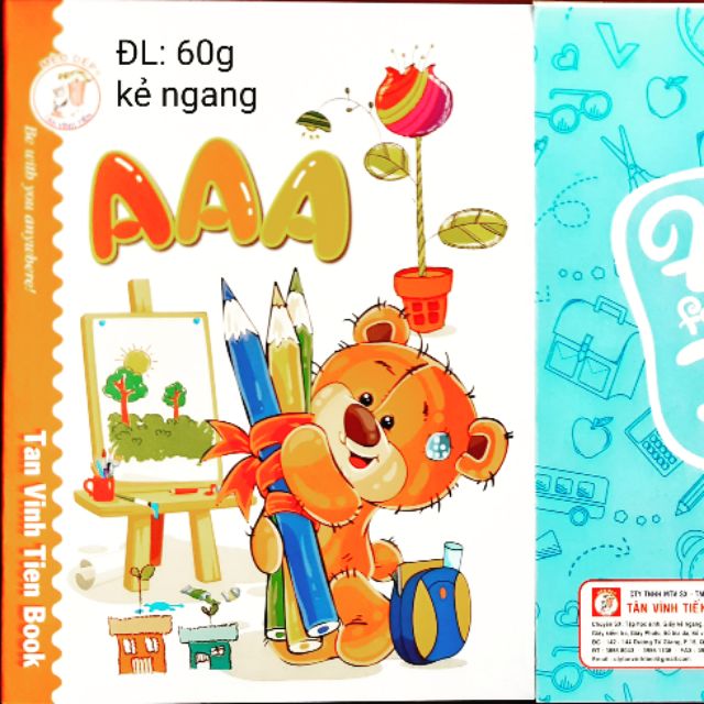 Set 10 tập học sinh 96 trang, 5 ô ly/ kẻ ngang, đl 60g