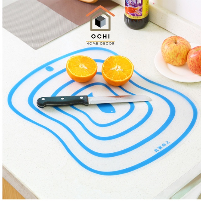 Miếng thớt nhựa, miếng lót đa năng mini siêu mỏng nhẹ ochihome