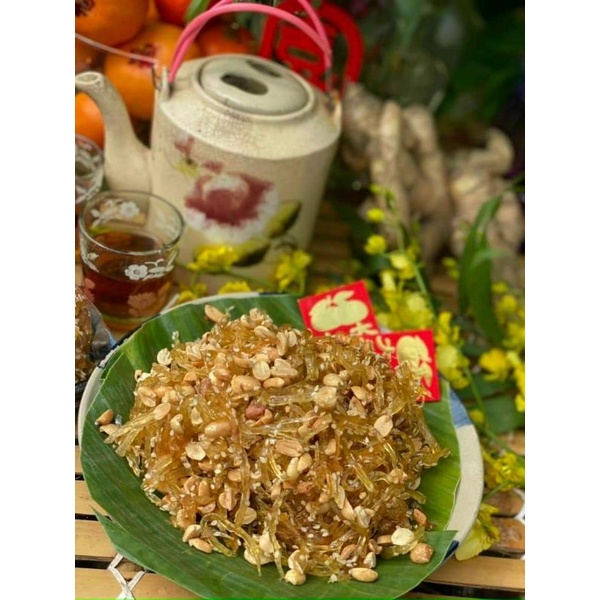 Mứt gừng sợi dẻo 500g (Mứt gừng rối truyền thống)