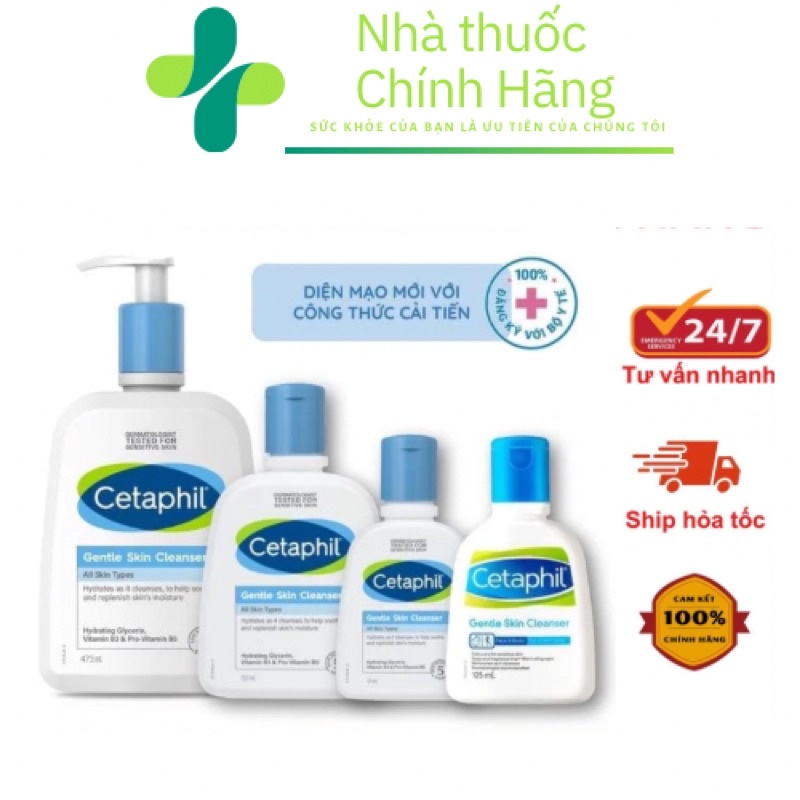 cetaphil-sữa rửa mặt dành cho da mụn và da nhạy cảm