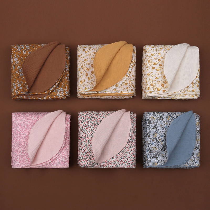 Chăn Quấn Em Bé Chất Liệu Cotton Mềm Mại Ốp