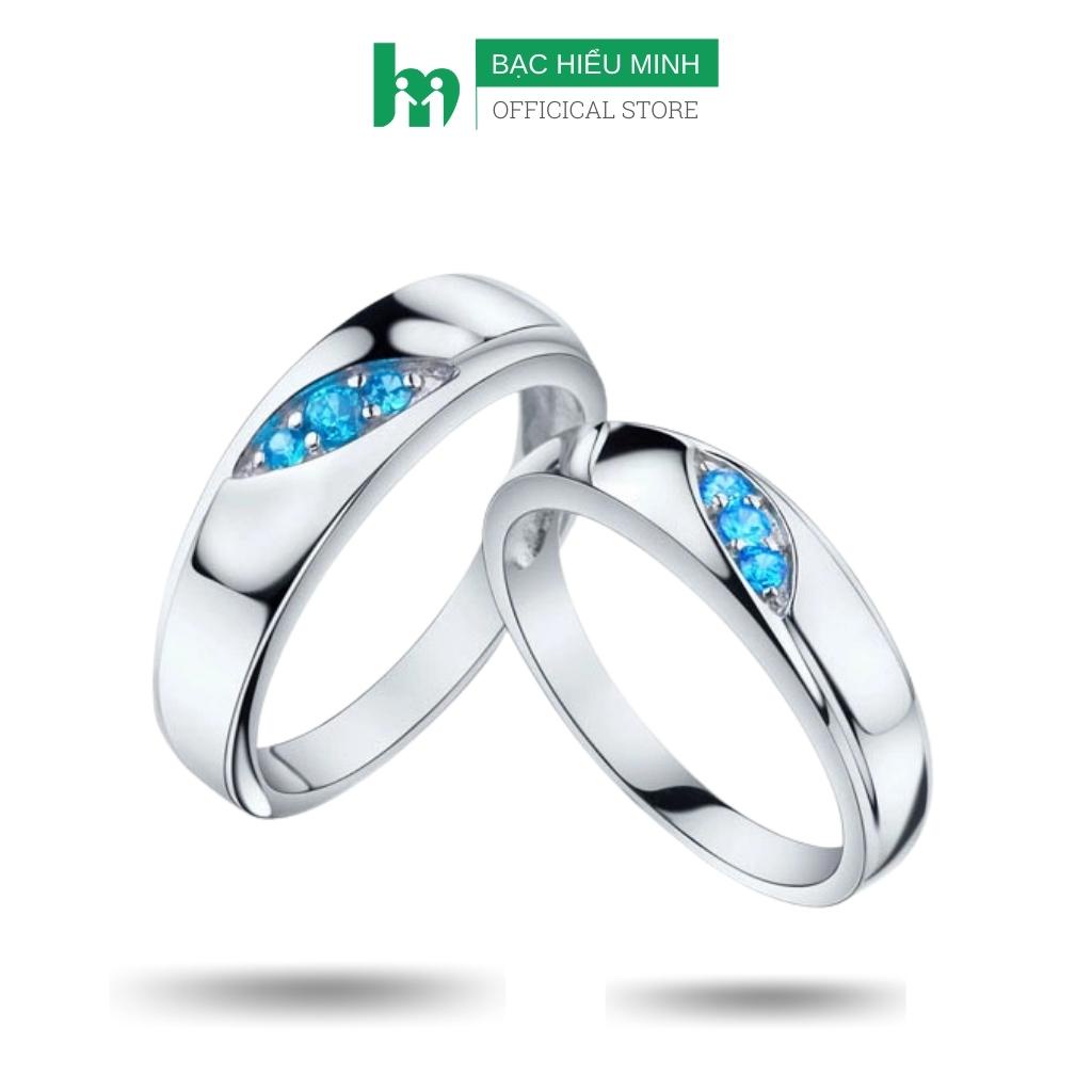 Nhẫn đôi Bạc Hiểu Minh NC055