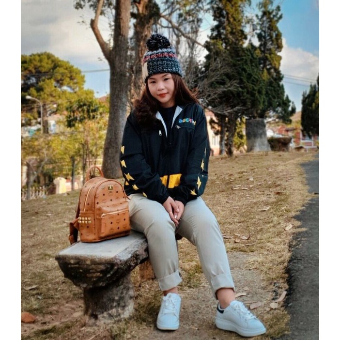 Áo khoác dù ullzang nam nữ,unisex from rộng phản quang