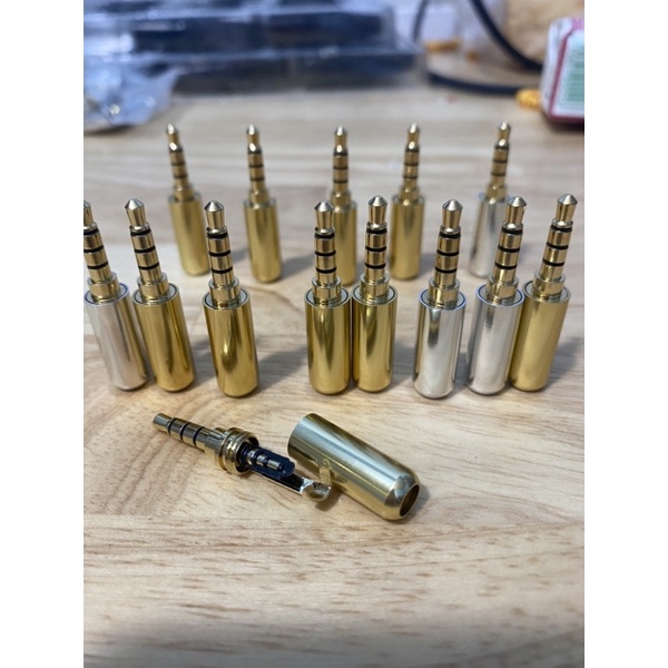 Giắc 3.5 hàn dây livetream 4 khấc