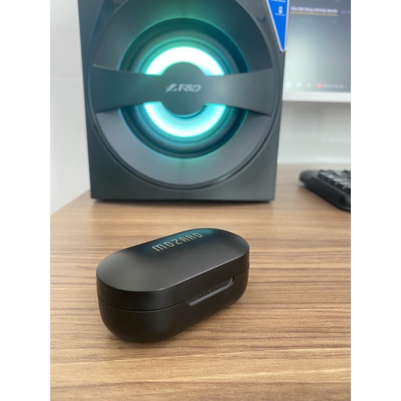 Tai nghe Bluetooth TWS Mozard Air 3 Like new đen, tgdd, BH 1 đổi 1