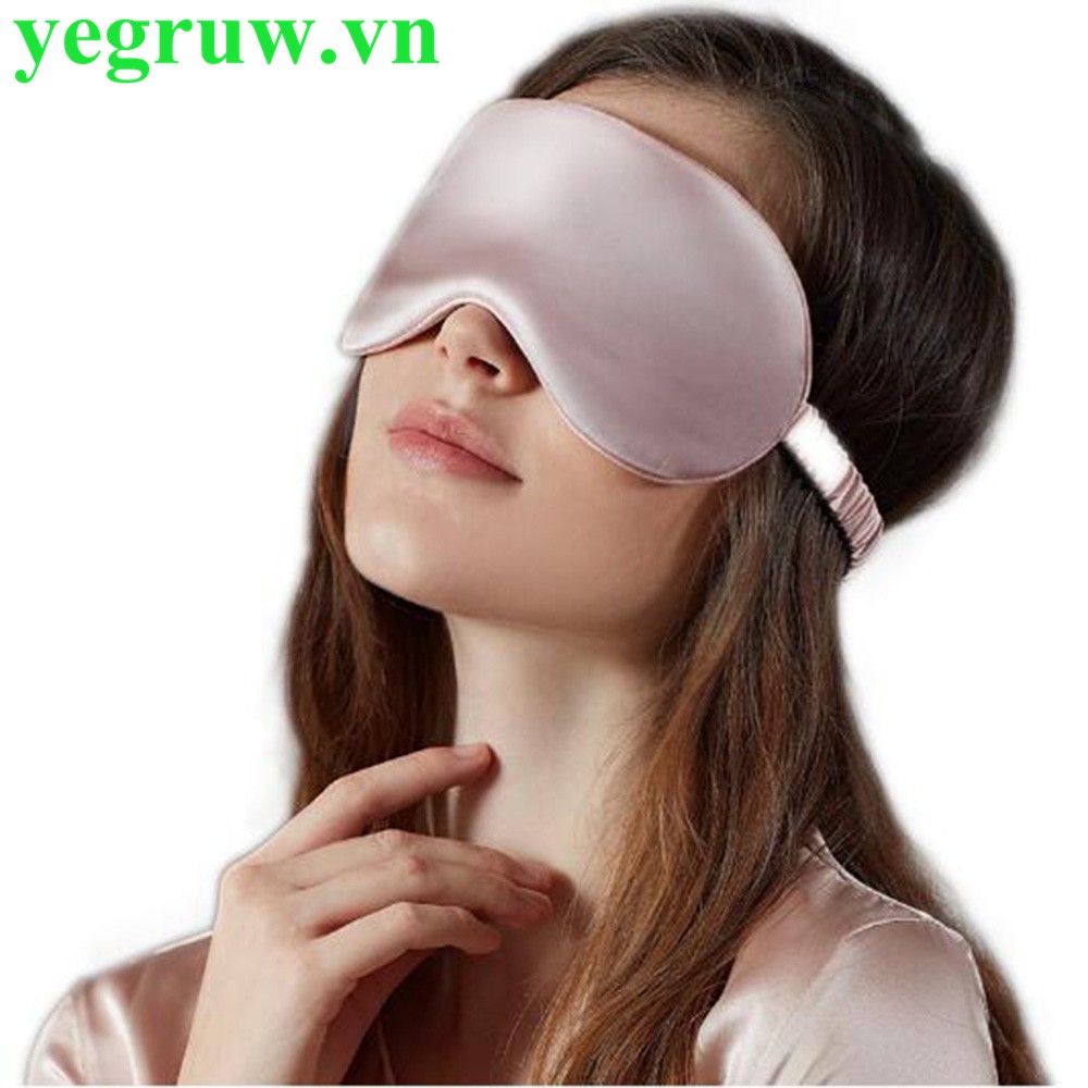 Bịt mắt ngủ làm từ lụa 100% vô cùng thoải mái