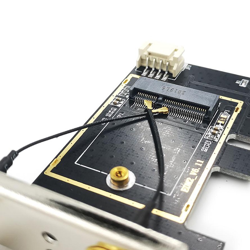 PCIE WiFi Card Adapter Bluetooth for PC Desktop Wi-Fi Antenna M.2