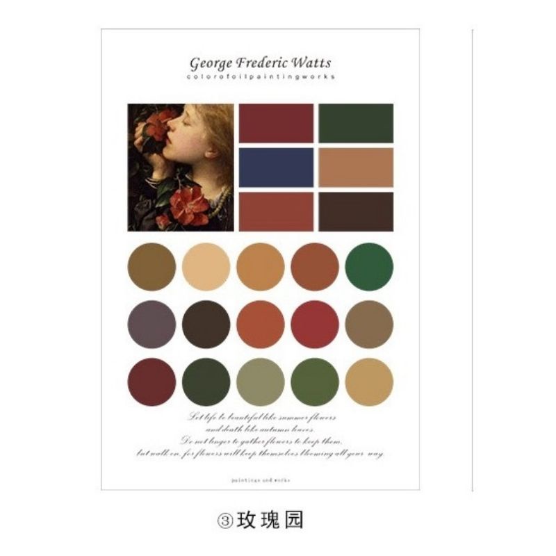 STICKER bộ tranh cổ điển trang trí sổ tay, vật dụng Vintage