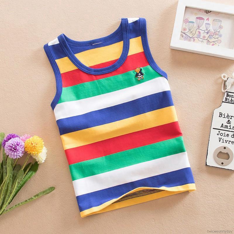 Áo thun cộc tay cổ tròn đáng yêu cho bé