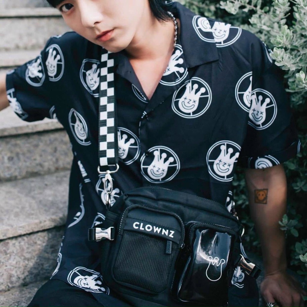 Túi Đeo Chéo Nam Nữ ClownZ V4 Vải Canvas Chống Nước Có Ảnh Thật + Video Tự Chụp TM Store | BigBuy360 - bigbuy360.vn