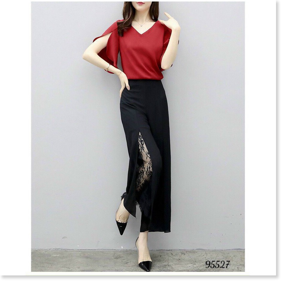 SET COTTON LẠNH,QUẦN CÓ DÂY KÉO,THIẾT KẾ HỌA TIẾT TRƠN NHƯNG KHÔNG KÉM PHẦN SANG TRỌNG KHÁNH AN STORE