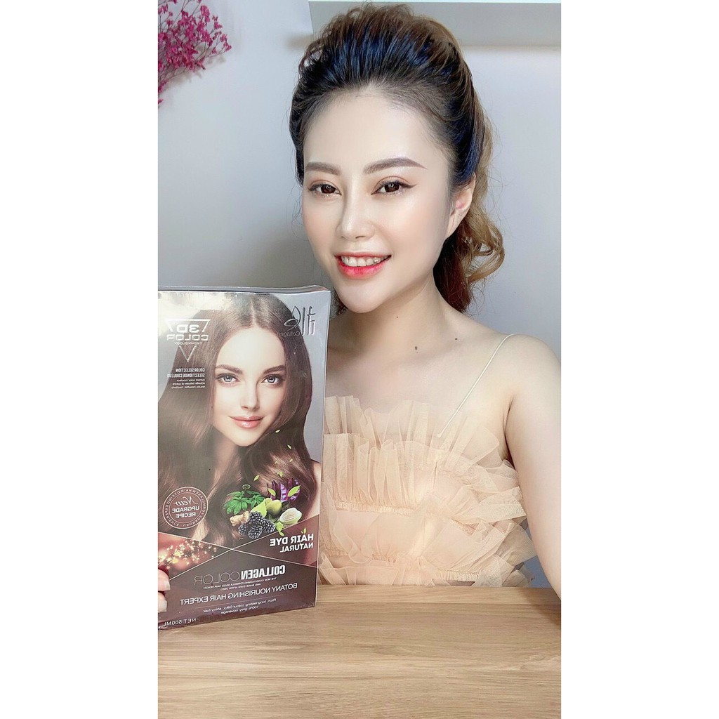 ✅DẦU GỘI PHỦ ĐEN/NÂU CHÍNH HÃNG ĐL COLLAGEN THẢO DƯỢC AN TOÀN CHO CẢ TRẺ EM VÀ PHỤ NỮ CÓ THAI