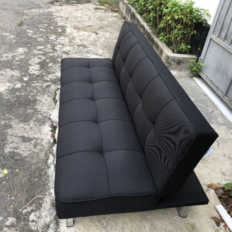 Sofa giường màu đen - Sofa bed cao cấp chuẩn xuất khẩu - Vải bố sang xịn mịn