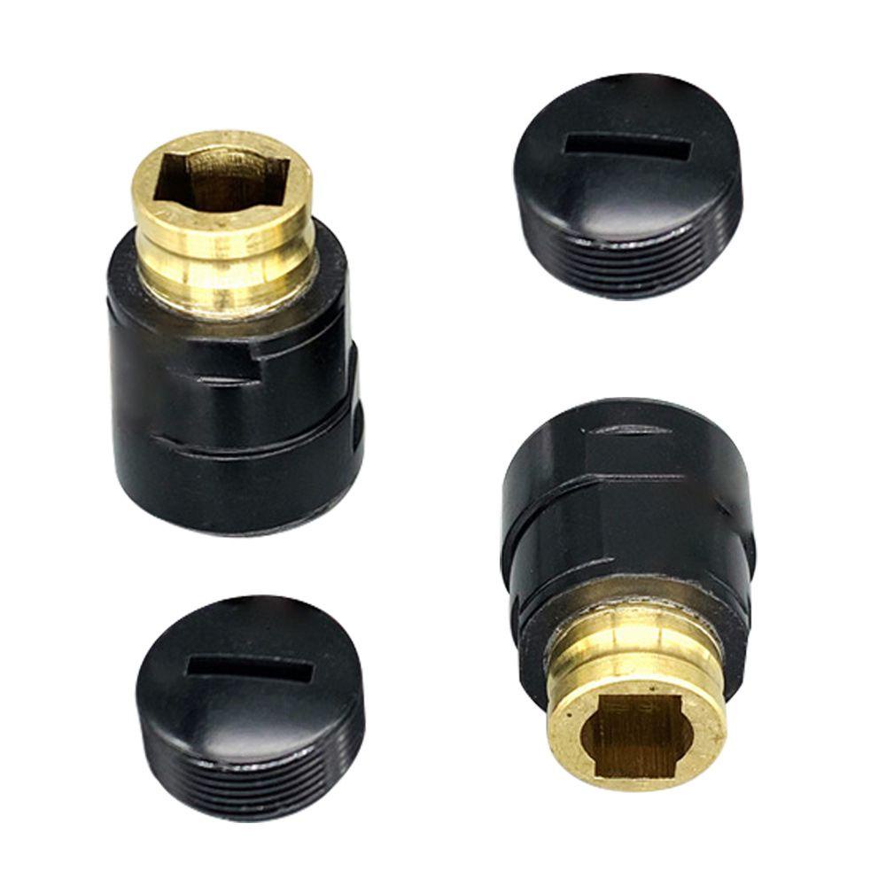 Set 2 Nắp Đậy Đầu Cọ Trang Điểm 7 * 11mm Kèm Giá Đỡ Tiện Dụng