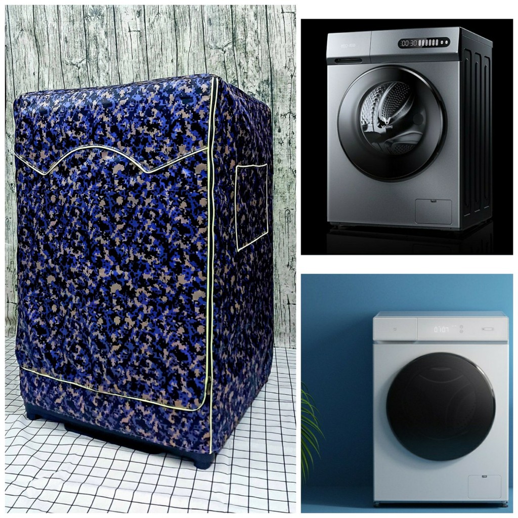 Áo trùm máy giặt - vỏ bọc máy giặt cửa ngang vải dù siêu bền dành cho Máy giặt LG Inverter 9 kg