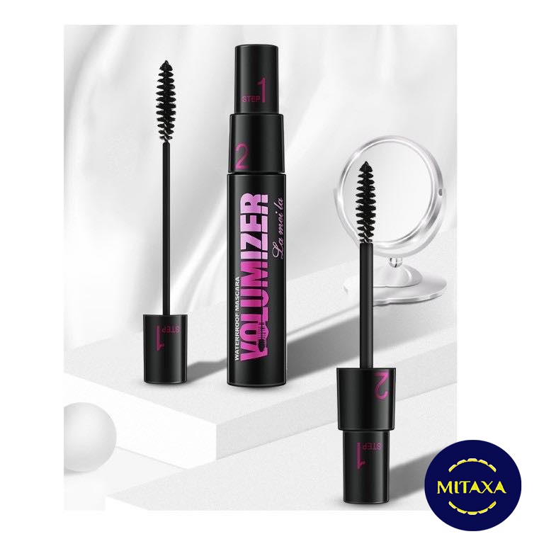 Chuốt mi kép mascara Lameila Volumizer, 2 trong 1 khô nhanh không nhòe, hàng nội địa Trung Quốc MCR02 | BigBuy360 - bigbuy360.vn