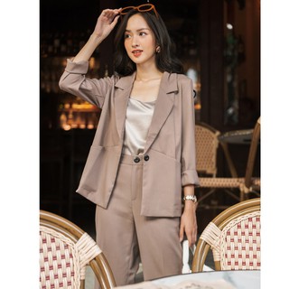 [ HÀNG CÓ SẴN ]Set vest nữ Browni blazer nữ phong cách cơ bản trẻ trung năng động (Áo vest + Quần âu)