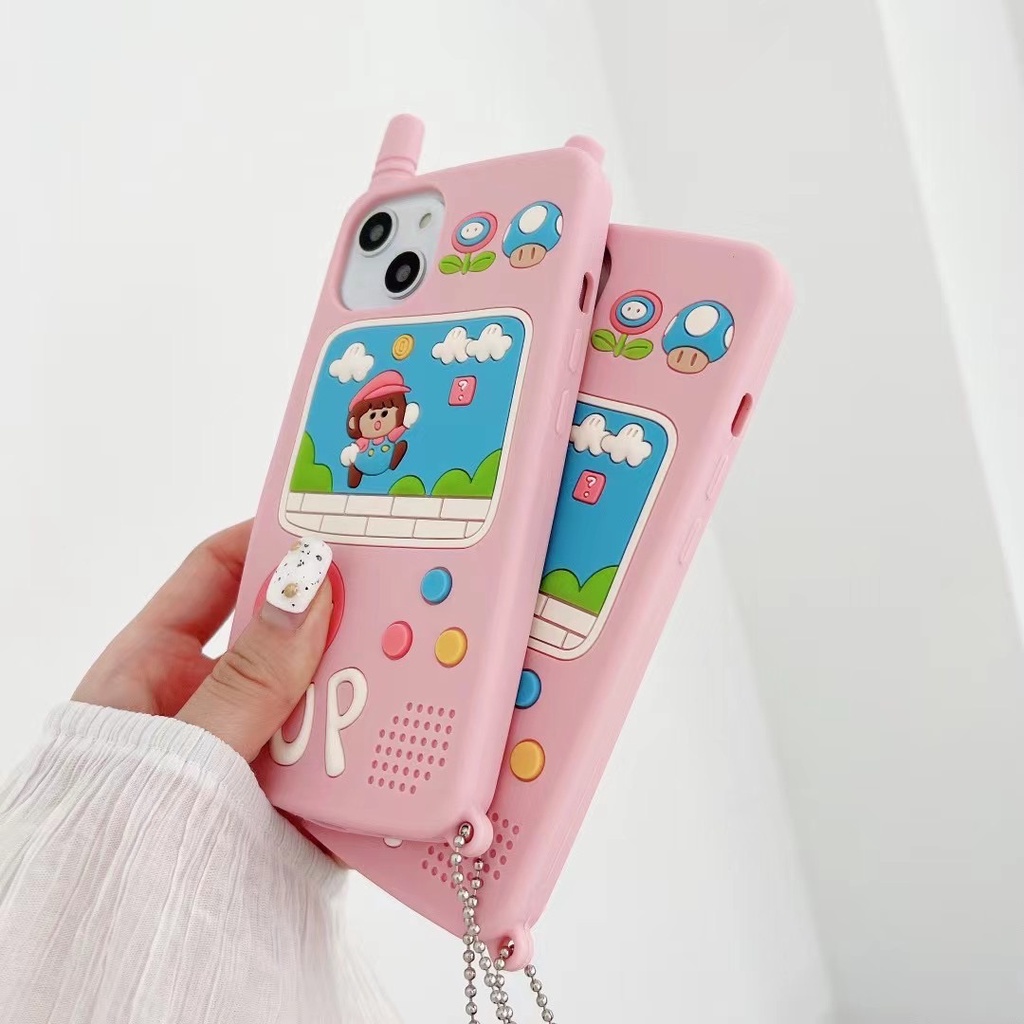 Ốp Điện Thoại Silicon Mềm Hình Máy Chơi game cellular 3D Cho Iphone 14promax 14 13 pro max 12 pro max 11 pro max x xr xs max 6 6s 7 8 plus