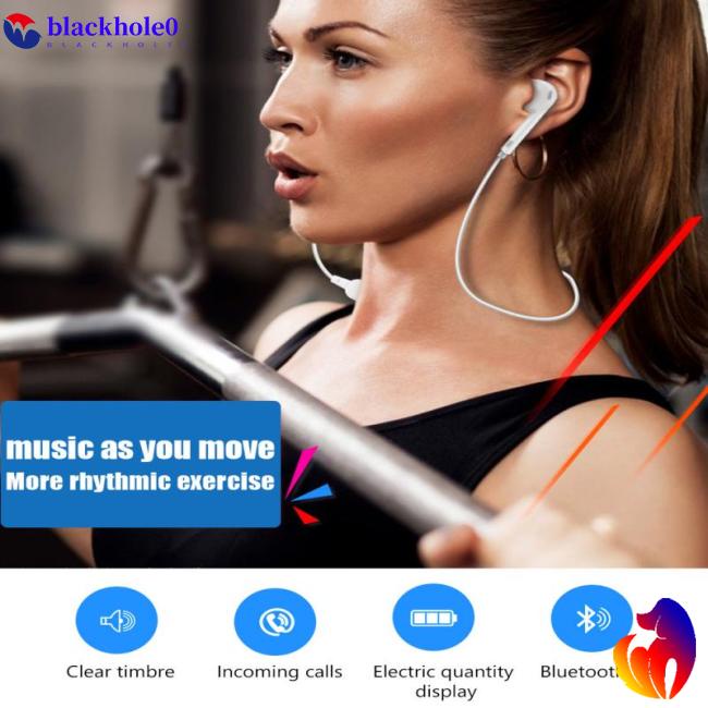 Bộ Tai Nghe Bluetooth Thể Thao Có Mic S6 Đeo Cổ Tiện Dụng