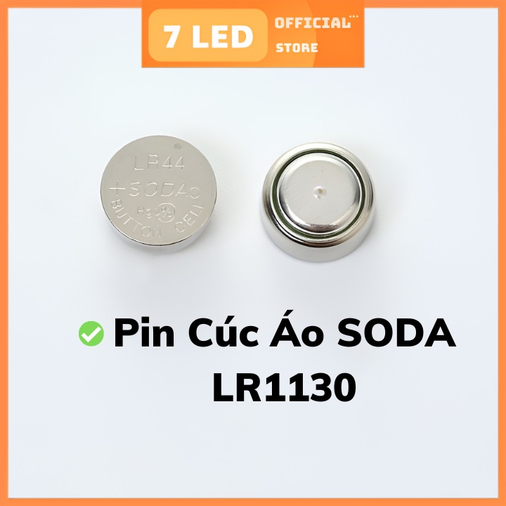 Pin cúc áo đồng hồ/ đèn led SODA LR1130 hàng xịn
