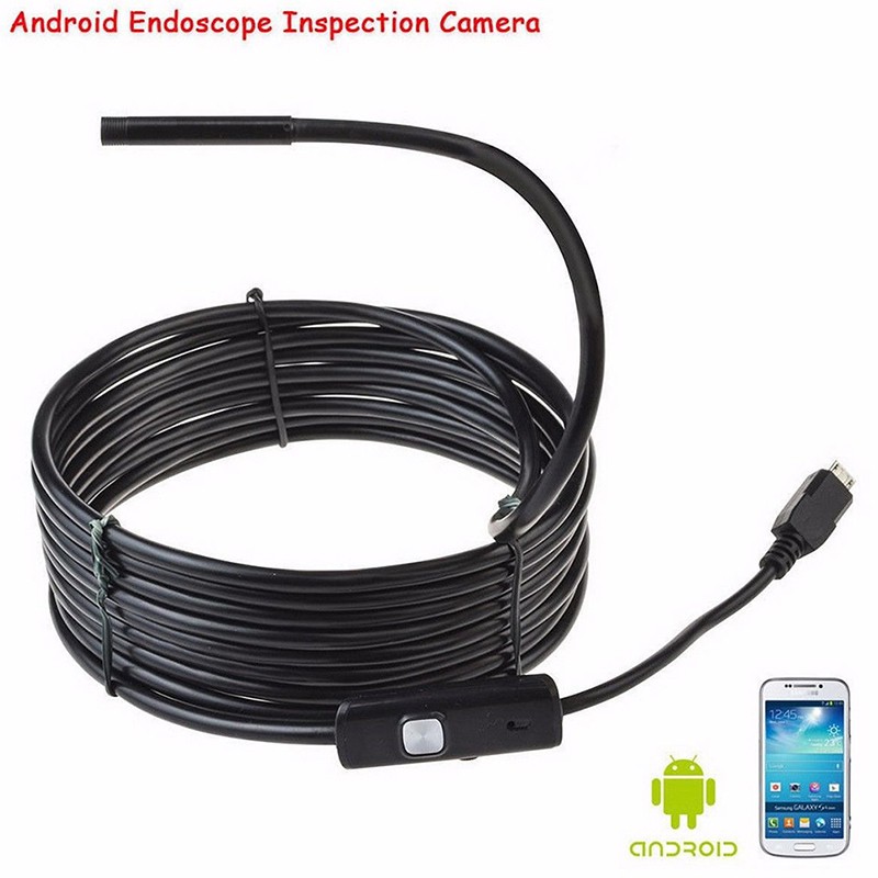 Camera Nội Soi 5m 6led 5.5mm Android Chống Thấm Nước Cho Android