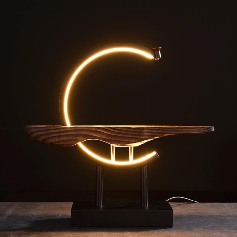 Kệ đèn led đặt tượng trang trí đốt trầm trang trí decor- kệ gỗ đặt tượng giá tốt nhất