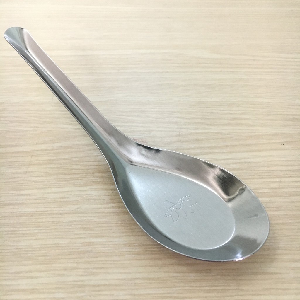Thìa inox ăn phở,cơm cán dài không gỉ set