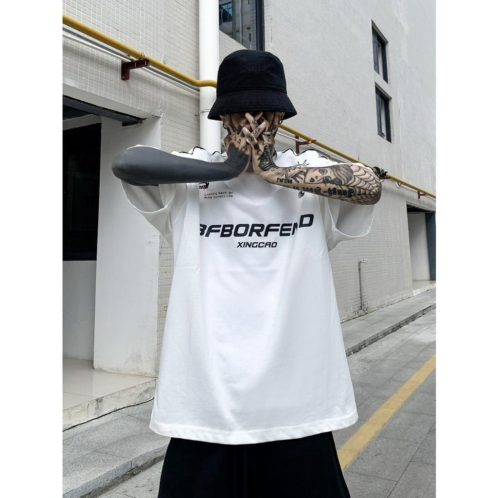 Áo Thun Tay Ngắn Cổ Tròn Dáng Rộng Thiết Kế Mới Đơn Giản Thời Trang Mùa Hè Theo Phong Cách Hip Hop Dành Cho Cặp Đôi