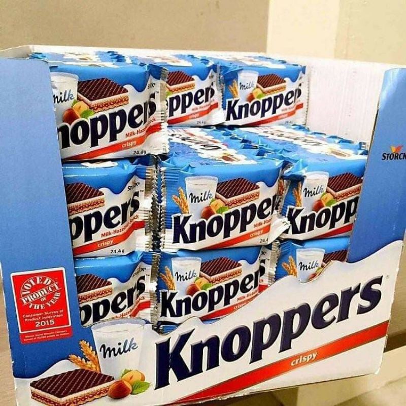Bánh kem xốp Knoppers siêu ngon của Đức 200gram