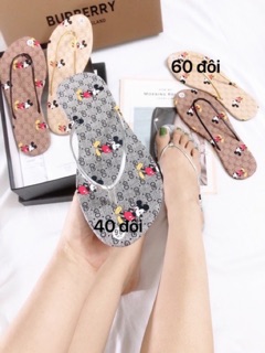 Dép kẹp quai mảnh hình chuột (fom nhỏ)