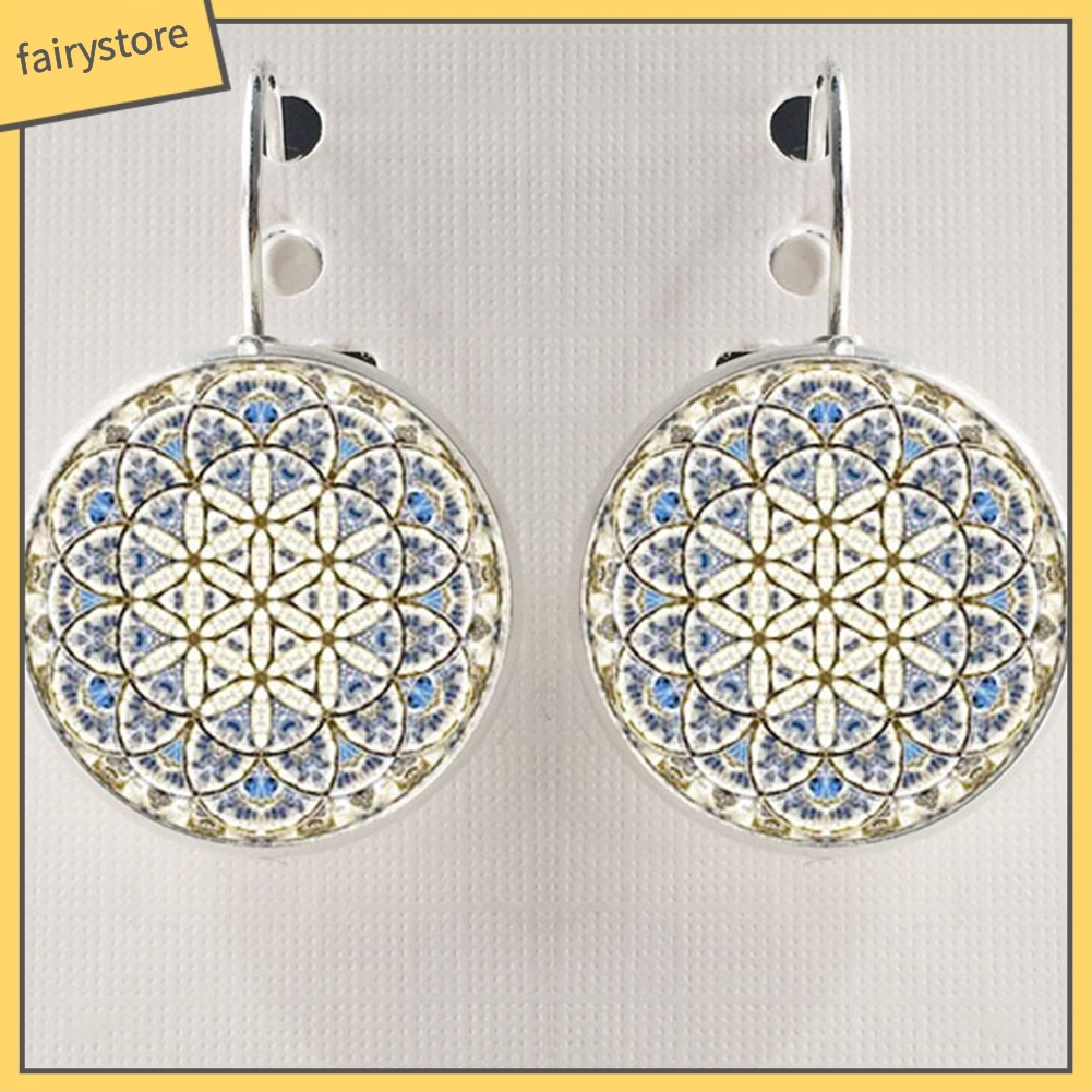 Khuyên Tai Kim Loại Đính Đá Phong Cách Bô-Hem Cho Nữ