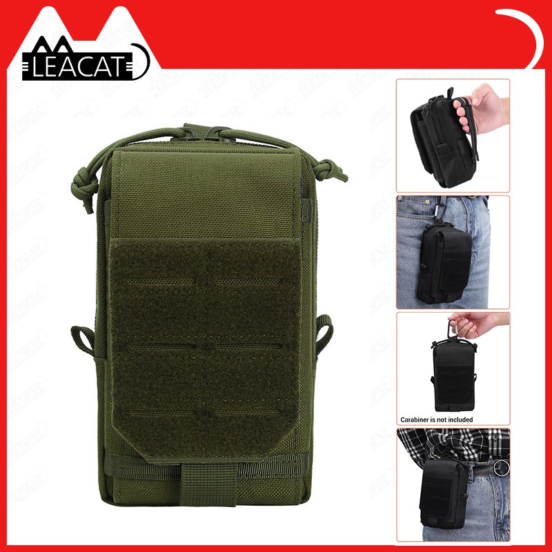 Túi đeo thắt lưng LEACAT 1000D nylon đựng dụng cụ và điện thoại di động khi đi ngoài trời dành cho nam