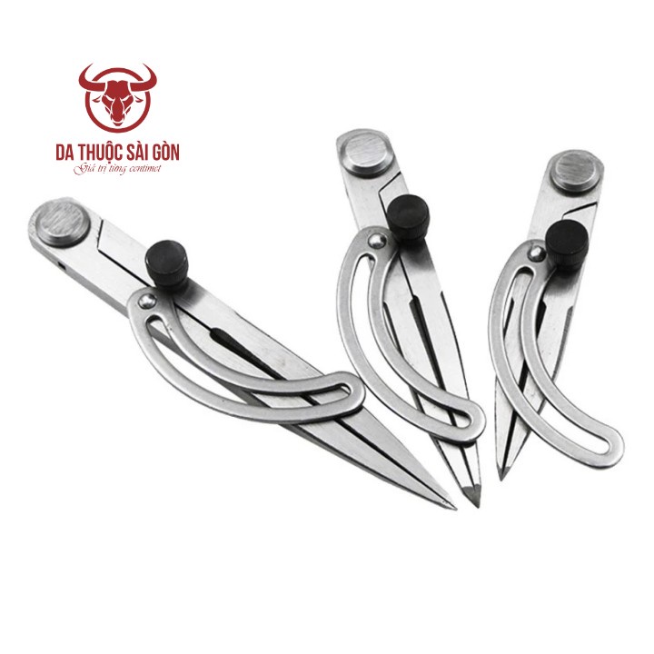 Compa Kẻ Viền, Lấy Dấu - Dụng Cụ Làm Da Cơ Bản - Da Thuộc Sài Gòn - COMPA01