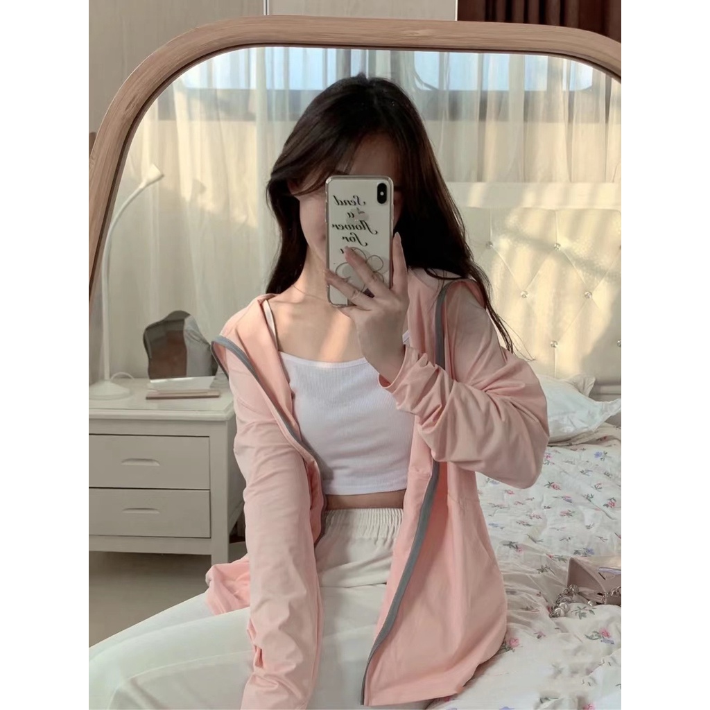 Áo Khoác Chống Nắng Phong Cách Hàn Quốc Thời Trang Cho Nữ