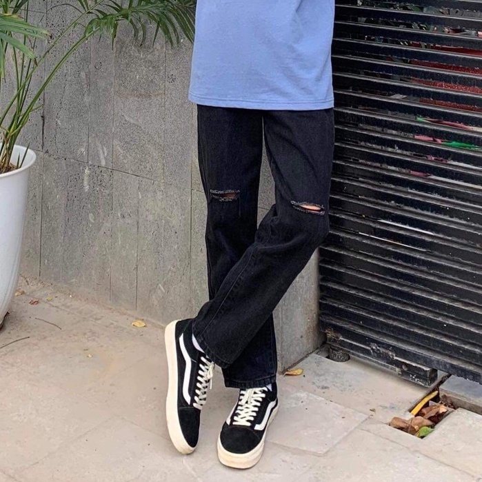 Quần Subon rách gối thời trang nam nữ