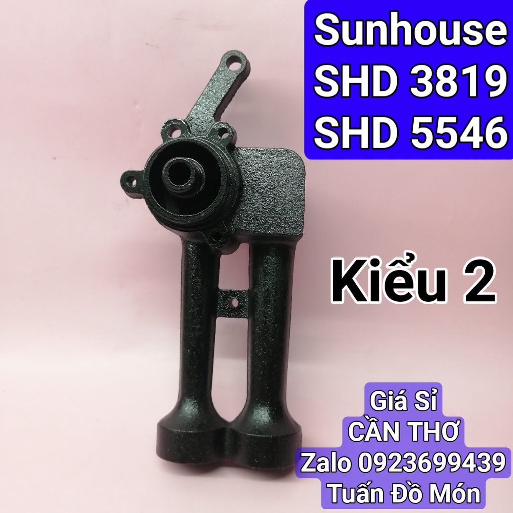 Họng điếu gang bếp gas/ga âm sunhouse chính hãng