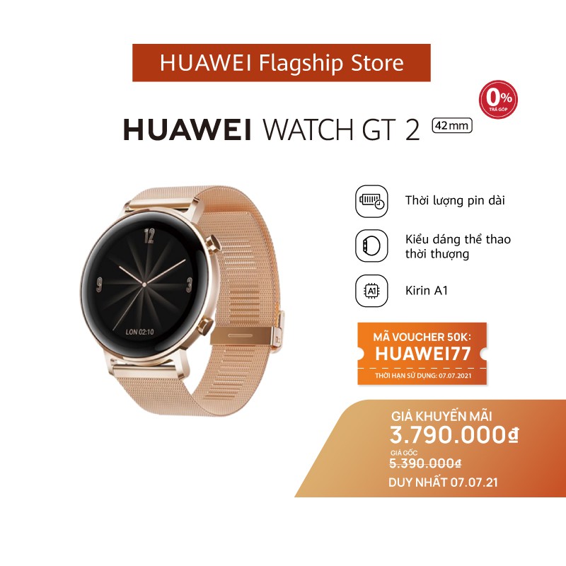 Đồng hồ thông minh HUAWEI Watch GT2 (42mm)