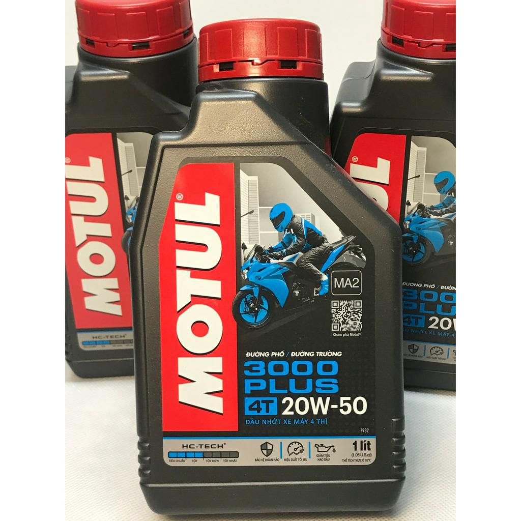 Nhớt Xe Số Motul 3000 Plus 20W50 HC-TECH