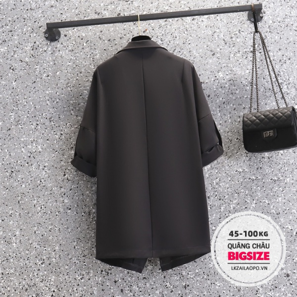 BIGSIZE Nữ (45-100kg) Áo Khoác Dáng Dài mỏng Phong Cách Anh Quốc Thời Trang Mùa Thu Cho Nữ | BigBuy360 - bigbuy360.vn