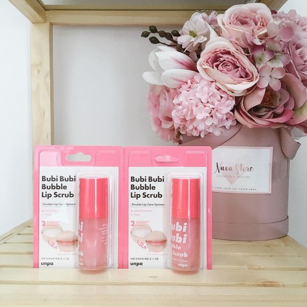 [SALE] [Mẫu Mới 2021] Bubi Bubi Lip Son Dưỡng môi tẩy tế bào chết môi - tẩy da chết môi - gel làm mềm và hồng môi By Unp